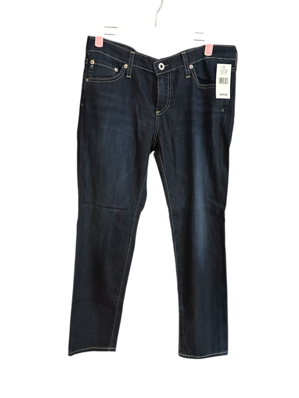 Ag Adriano Goldschmied Dark Indigo The Legging Crop Super Skinny Womens 27